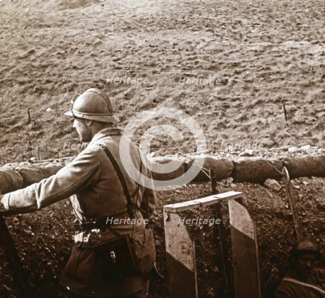 Damloup battery, Verdun, northern France, c1914-c1918. Artist: Unknown.
