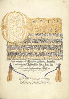 Damselflies; Mira calligraphiae monumenta, 1561-1562; illumination added 1591-1596. Creator: Joris Hoefnagel