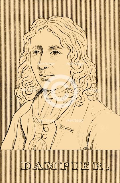 'Dampier', (1651-1715), 1830. Creator: Unknown.