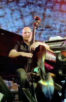 Dan Berglund, Brecon Jazz Festival, Powys, Wales, August 2005. Artist: Brian O'Connor