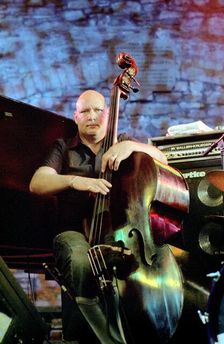 Dan Berglund, Brecon Jazz Festival, Powys, Wales, August 2005. Artist: Brian O'Connor