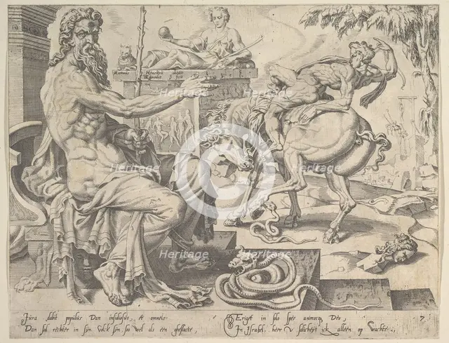 Dan, from the series The Twelve Patriarchs, 1550. Creator: Dirck Volkertsen Coornhert.