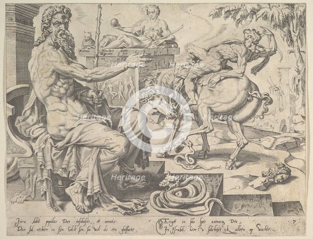 Dan, from the series The Twelve Patriarchs, 1550. Creator: Dirck Volkertsen Coornhert.