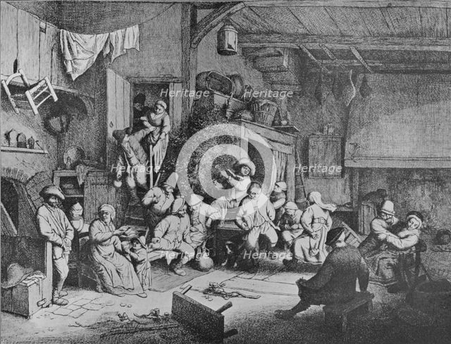'Dance in a Tavern', 1652. Artist: Adriaen van Ostade.