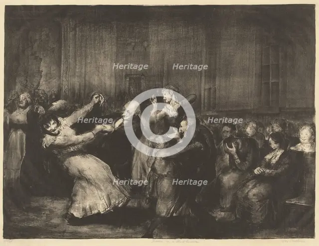 Dance in a Madhouse, 1917. Creator: George Wesley Bellows.