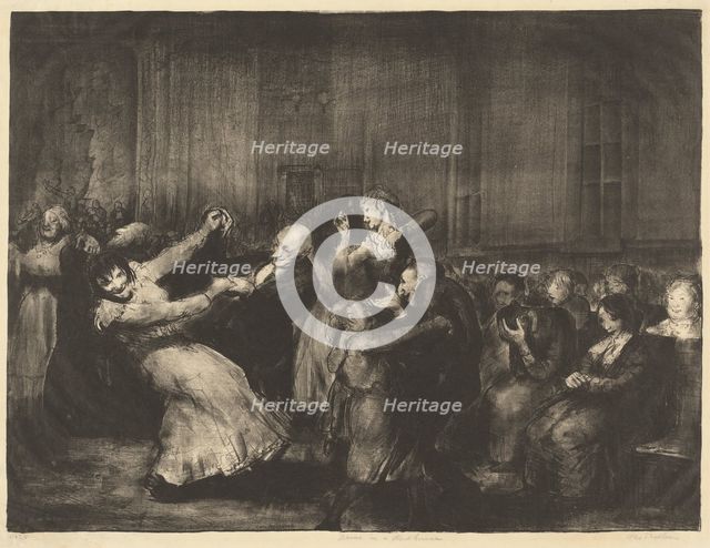 Dance in a Madhouse, 1917. Creator: George Wesley Bellows.