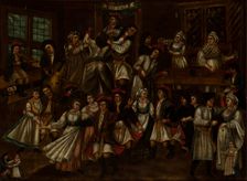 Dance in an Inn, c1880. Creator: M Stankiewicz