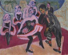 Dance in the variety show, 1911. Creator: Kirchner; Ernst Ludwig (1880-1938)