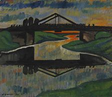 Dance on the Bridge, 1930. Creator: Vilho Lampi