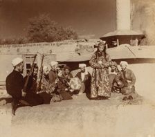 Dance of a bacha [dancing boy], Samarkand, between 1905 and 1915. Creator: Sergey Mikhaylovich Prokudin-Gorsky