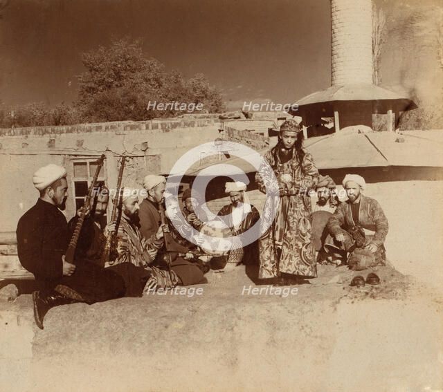 Dance of a bacha [dancing boy], Samarkand, between 1905 and 1915. Creator: Sergey Mikhaylovich Prokudin-Gorsky.