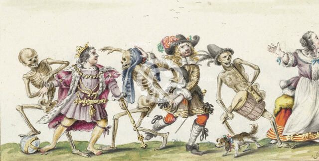 Dance of Death, 1660-c.1687. Creator: Gesina ter Borch.