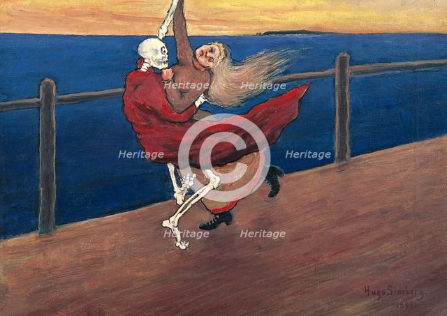 Dance of Death, 1899. Artist: Simberg, Hugo (1873-1917)