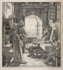 Dance of Death: Death as a Friend, 1850. Creator: Alfred Rethel (German, 1816-1859)
