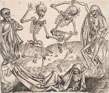 Dance of Death (from the Schedel's Chronicle of the World). Artist: Wolgemut, Michael (1434-1519)