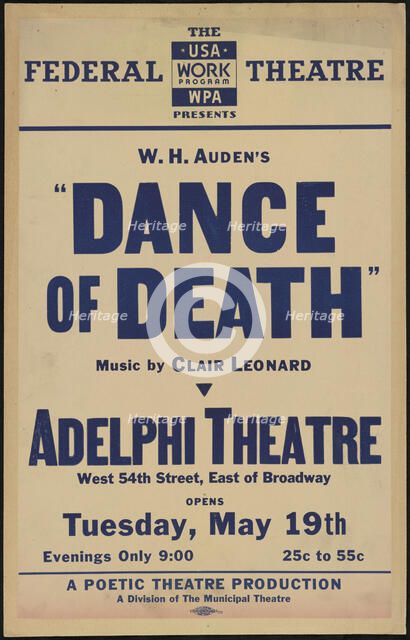 Dance of Death, New York, 1936. Creator: Unknown.
