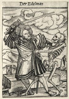 Dance of Death: The Nobleman. Creator: Hans Holbein (German, 1497/98-1543)