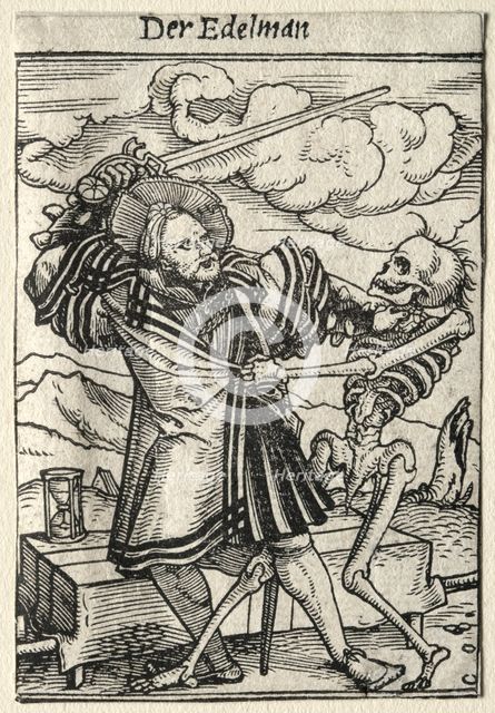 Dance of Death: The Nobleman. Creator: Hans Holbein (German, 1497/98-1543).