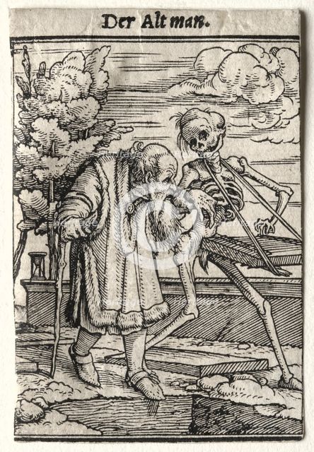 Dance of Death: The Old Man. Creator: Hans Holbein (German, 1497/98-1543).
