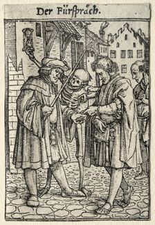 Dance of Death: The Advocate. Creator: Hans Holbein (German, 1497/98-1543)