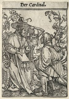 Dance of Death: The Cardinal. Creator: Hans Holbein (German, 1497/98-1543)