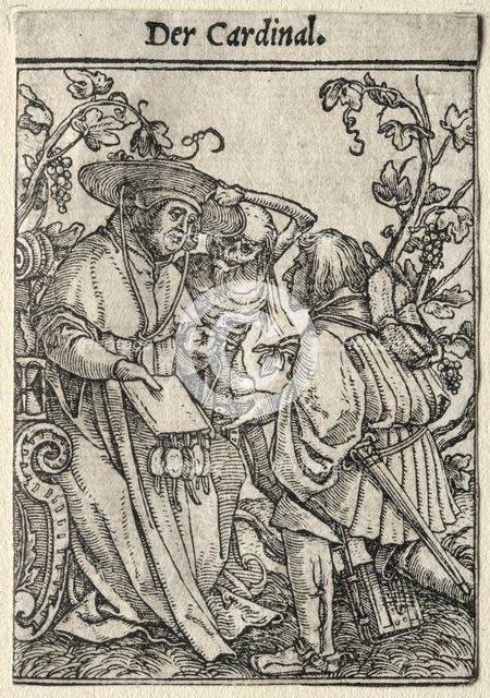 Dance of Death: The Cardinal. Creator: Hans Holbein (German, 1497/98-1543).