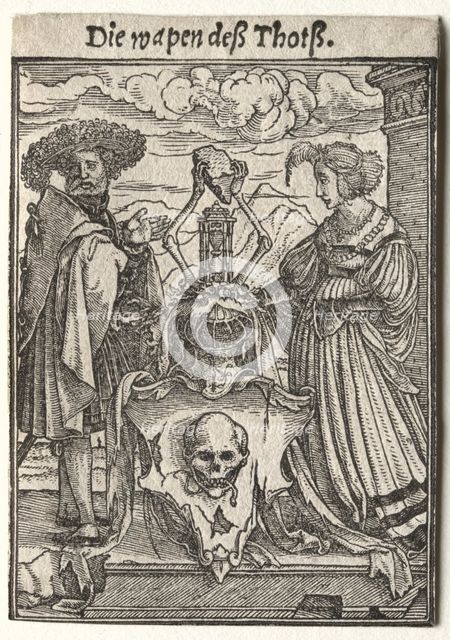 Dance of Death: The Coat of Arms of Death. Creator: Hans Holbein (German, 1497/98-1543).