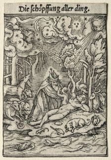Dance of Death: The Creation. Creator: Hans Holbein (German, 1497/98-1543)