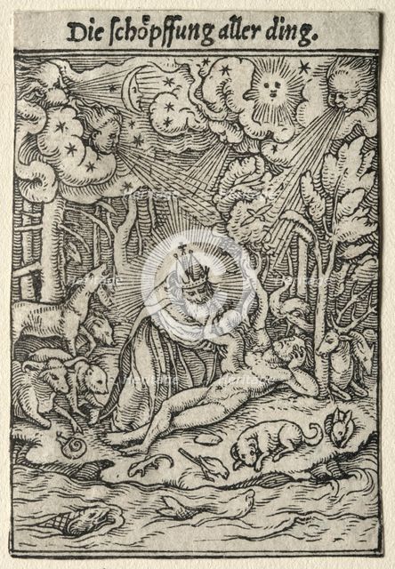 Dance of Death: The Creation. Creator: Hans Holbein (German, 1497/98-1543).