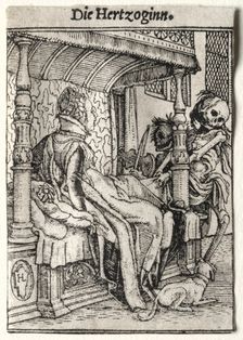 Dance of Death: The Duchess. Creator: Hans Holbein (German, 1497/98-1543)