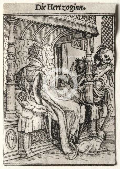 Dance of Death: The Duchess. Creator: Hans Holbein (German, 1497/98-1543).