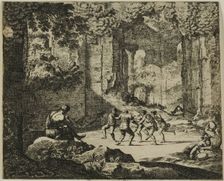 Dance of Shepherds in Antique Ruins, n.d. Creator: Jean Lepautre