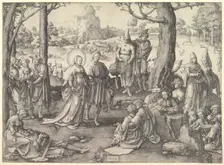 Dance of St. Mary Magdalene, 1519. Creator: Unknown