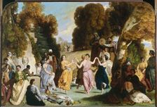 Dance of the Muses, between 1846 and 1851. Creator: Louis Candide Boulanger