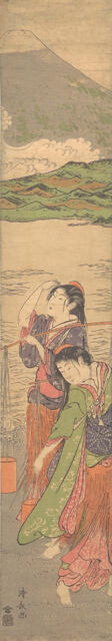 Dance of the Beach Maidens, late 18th century. Creator: Torii Kiyonaga