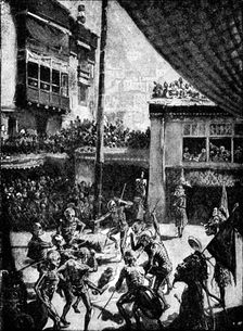 Dance of the Death-Demons in the Hemis Monastery, 1895. Creator: Unknown