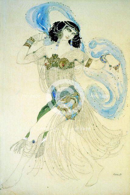 'Dance of the Seven Veils', 1908.  Artist: Leon Bakst