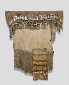 Dance Skirt and Apron, 1850/60. Creator: Unknown