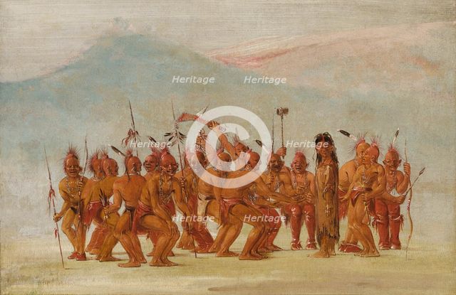Dance to the Berdash, 1835-1837. Creator: George Catlin.