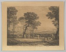 Dance Under the Trees (Landscape with Rural Dance), 1742. Creator: Claude Lorrain