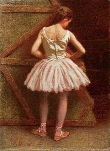 Dancer at Teatro alla Scala, 1909. Creator: Morbelli, Angelo (1853-1919)