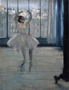 Dancer at the Photographer 1875. Artist: Edgar Degas