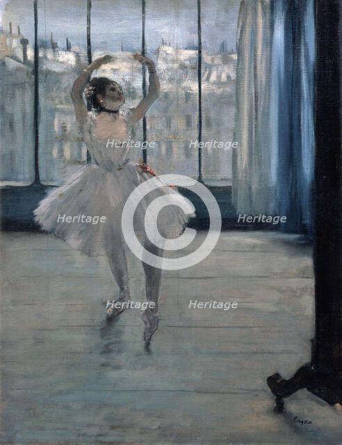 'Dancer at the Photographer', 1875. Artist: Edgar Degas