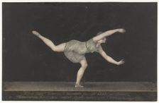 Dancer Annette Köbler performing the Pas-de-Shawl, 1812. Creator: Bartholomeus Ziesenis