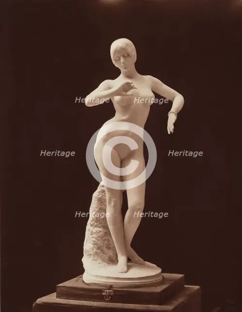 Dancer by Jean-Alexandre-Joseph Falguiere, between 1867 and 1870. Creators: Adolphe Braun, Jean Alexandre Joseph Falguiere.