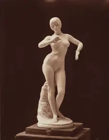 Dancer by Jean-Alexandre-Joseph Falguiere, between 1867 and 1870. Creators: Adolphe Braun, Jean Alexandre Joseph Falguiere