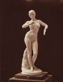 Dancer by Jean-Alexandre-Joseph Falguiere, between 1867 and 1870. Creators: Adolphe Braun, Jean Alexandre Joseph Falguiere