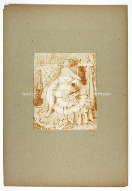 Dancer Dressing, 1889–90. Creator: Georges William Thornley.