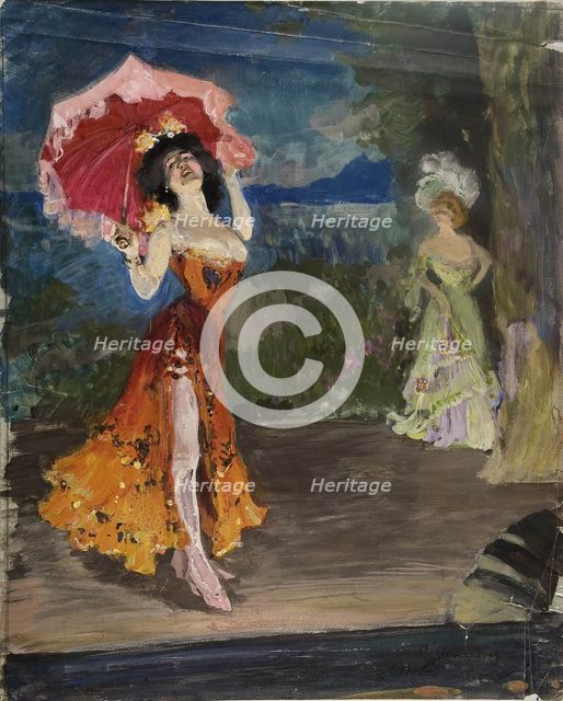 Dancer, Early 1900s. Artist: Vinogradov, Sergei Arsenyevich (1869-1938)