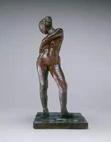 Dancer Fastening the String of Her Tights, c. 1885/1890. Creator: Edgar Degas
